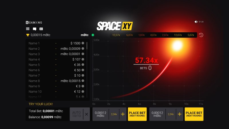 BゲーミングスペースXY ゲームをお金でプレイする, Free Spins Space XY