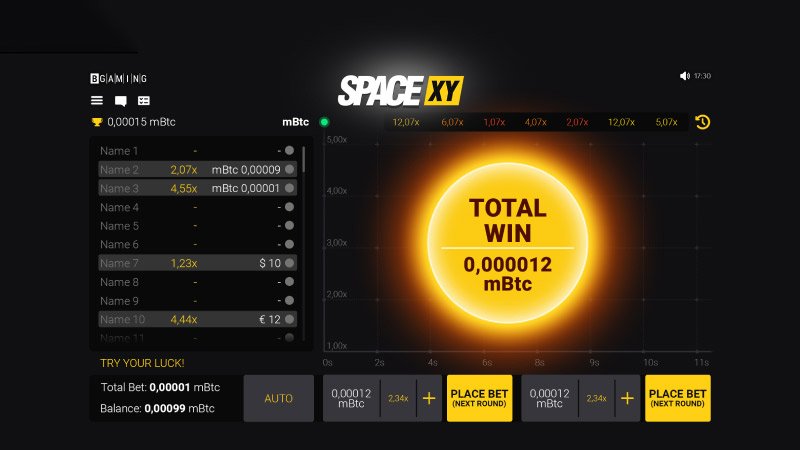 BゲーミングスペースXY ゲームをお金でプレイする, Free Spins Space XY