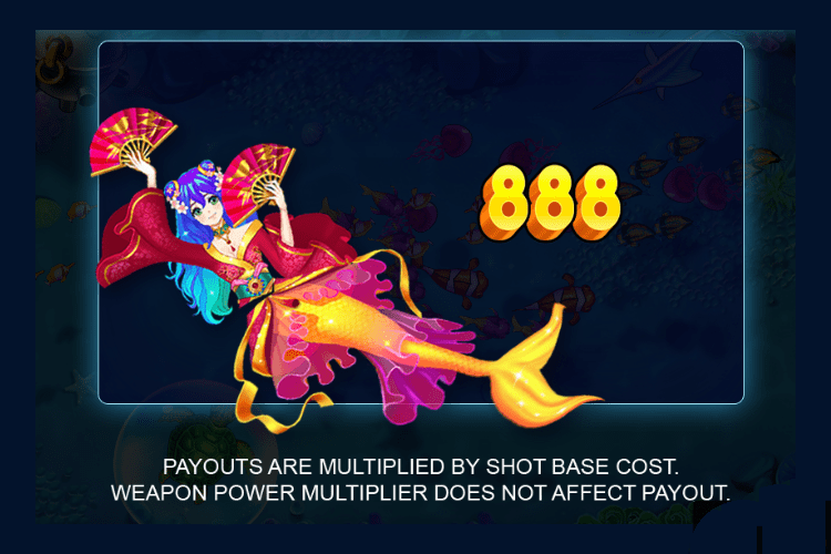 魚! Shoot For Cash Paytable 888X