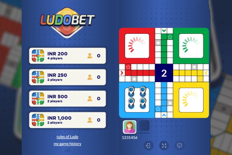 ルード ベット オンライン ゲーム, Play Ludo Bet Live with Real Money India