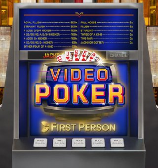 First Person Video Poker Evolution Online Casino Game