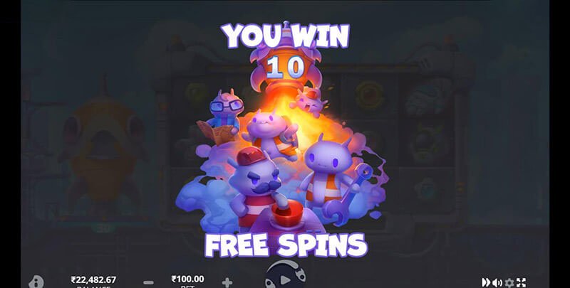 Play Rocket Stars Slot Machine Free Spins Bonus