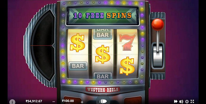 Western Reels Slot Machine Free Spins Bonus