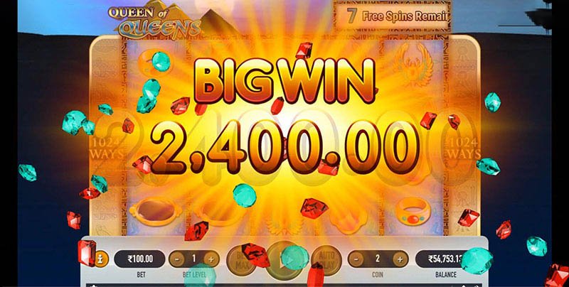 Queen Of Queens Slot Machine Free Spins Bonus