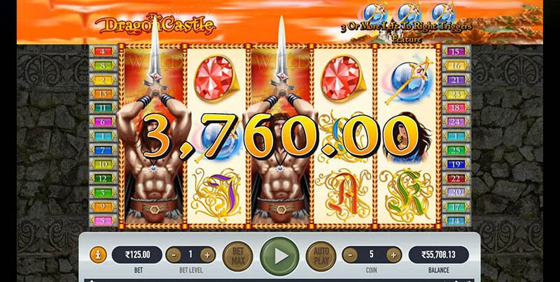 The Dragon Castle Slot Machine Big Win