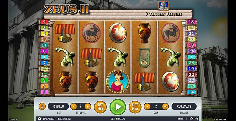 Zeus II Slot Machine