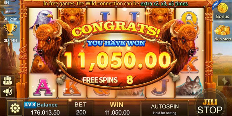 Charge Buffalo Slot Machine Big Win 3