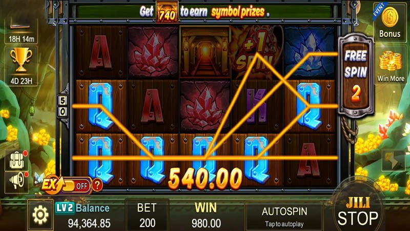 Gold Rush Slot Machine Bonus Game