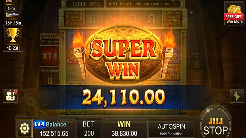 Golden Empire Slot Game Super Win