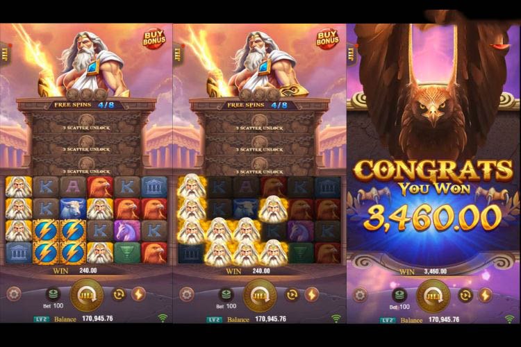 2024年年年年年年 年にリアルマネーでプレイできる JILI の新しいゲーム 6 つ: Zeus Slot Game