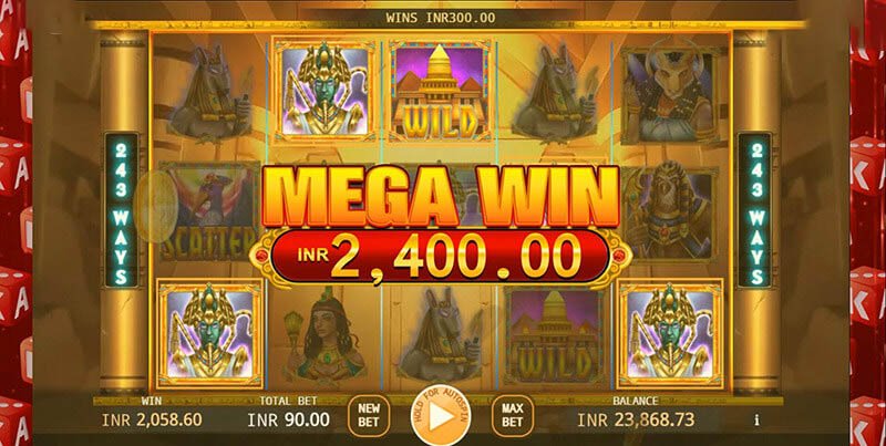 Egyptian Mythology Slot Machine Free Spins Bonus