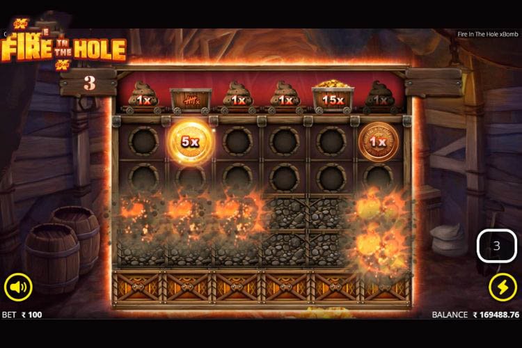 Fire in the Hole xBomb スロット デモ ゲーム