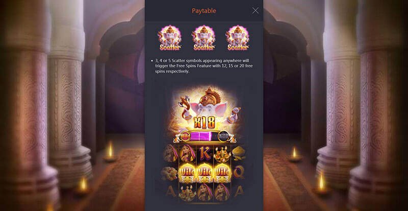 Ganesha Gold Slot Free Spin Bonus Games