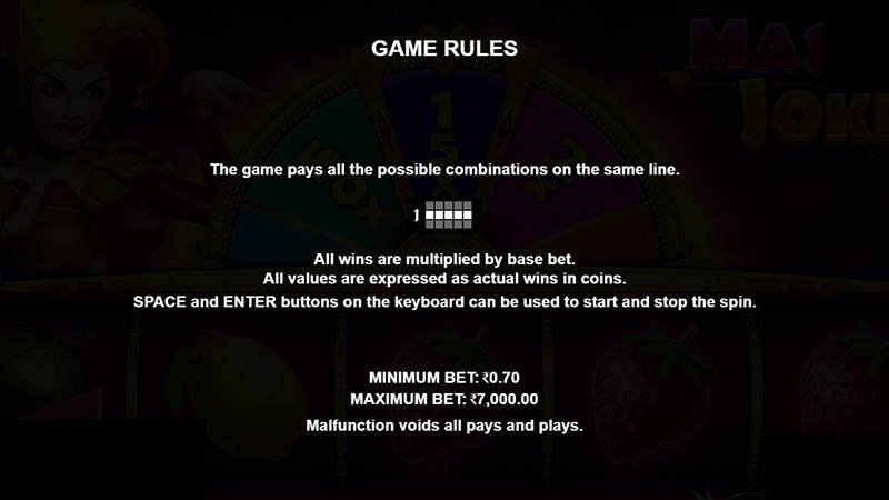 How To Play Master Joker Slot Machine