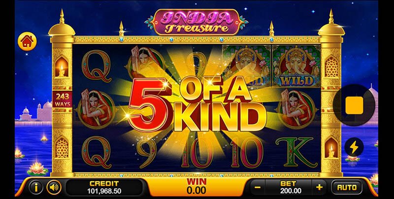 India Treasure Slot Machine Super Win