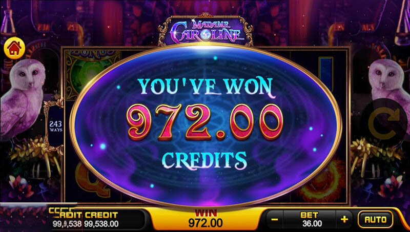 Madame Caroline Slot Game Big Win