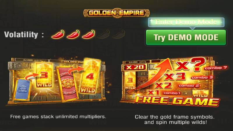 最もプレイされたJILIカジノビデオスロットゲーム 10 - Golden Empire Demo Slot Machine