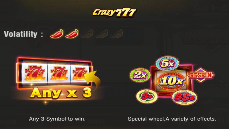 最もプレイされた JILI カジノ ビデオ スロット ゲーム 2 - Crazy 777 Demo Slot Machine