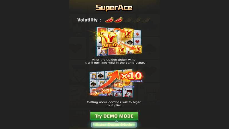 最もプレイされた JILI カジノ ビデオ スロット ゲーム 3 - Super Ace Demo Slot Machine